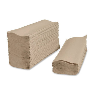 NATURAL MULTIFOLD TOWEL 16PK